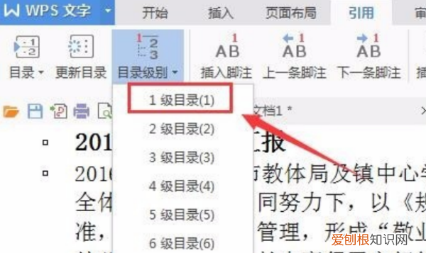 WPS怎么设置目录级别，wps文字目录怎么自动生成
