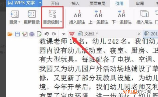 WPS怎么设置目录级别，wps文字目录怎么自动生成
