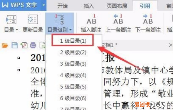 WPS怎么设置目录级别，wps文字目录怎么自动生成