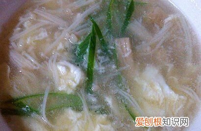 金针蘑菇鸡蛋汤的做法,海带金针菇鸡蛋能在一起做汤吗