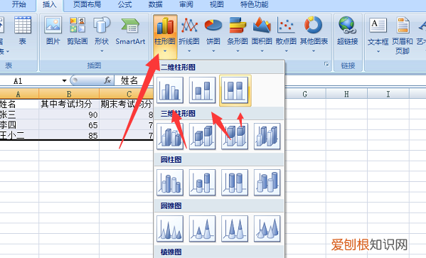 如何在excel中做图表，在excel如何建立图表簇状柱形图