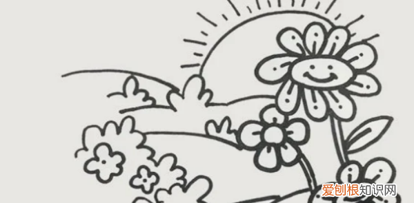 花园怎么画难度，美丽的花园怎么画