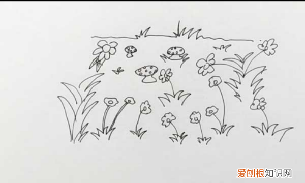 花园怎么画难度,美丽的花园怎么画