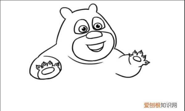 熊二小时候简笔画,熊二怎么一步一步地画