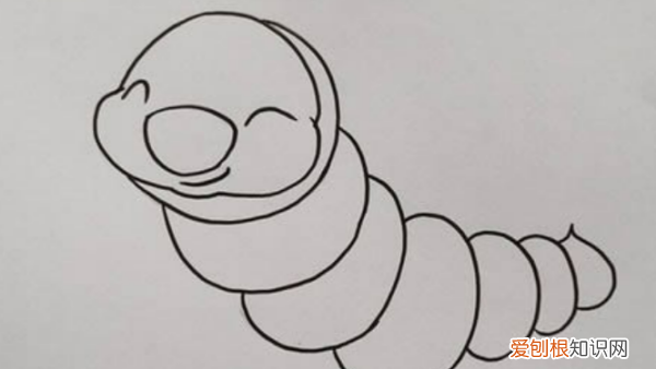 蚕怎么画，蚕的画法