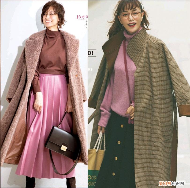 驼色大衣搭配图片