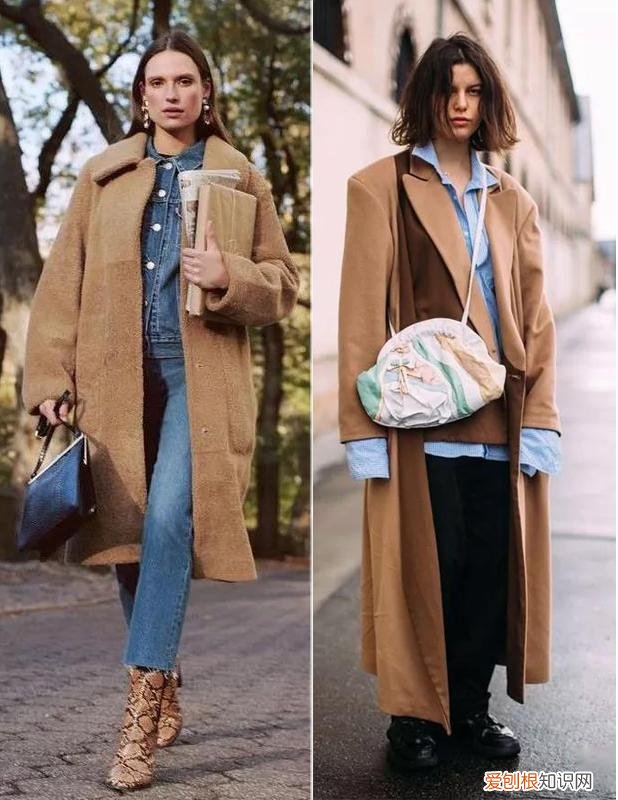 驼色大衣搭配图片