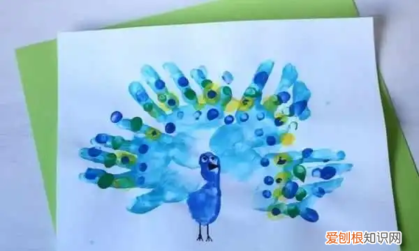 创作手印画怎么玩,手指印怎么画成小动物