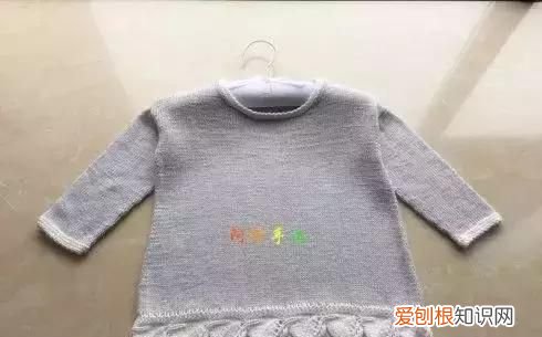 1到2岁宝宝毛线套头衫编织教程