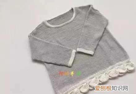 1到2岁宝宝毛线套头衫编织教程
