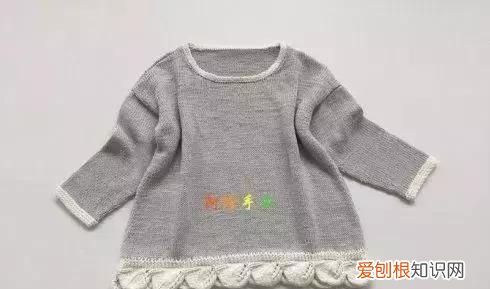 1到2岁宝宝毛线套头衫编织教程