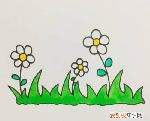 草怎么画简单又漂亮，草怎么画好看而又简单