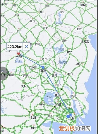 手机高德地图如何测两地直线距离