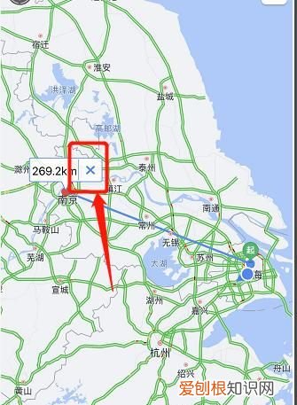 手机高德地图如何测两地直线距离
