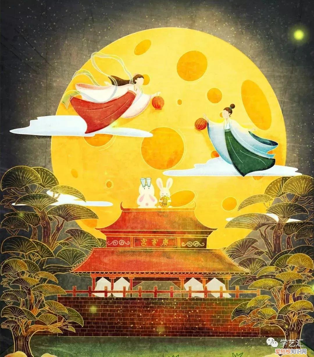 中秋节画画作品 简单