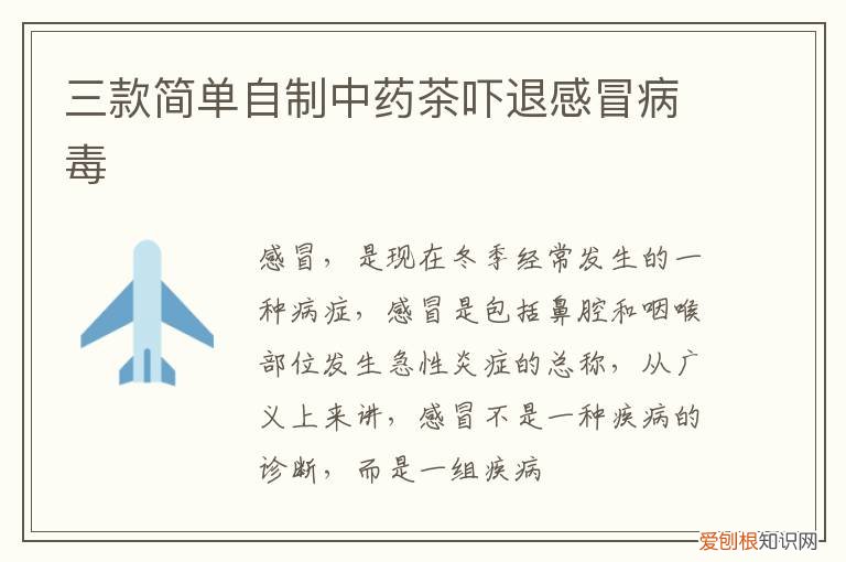 治感冒的中药茶 三款简单自制中药茶吓退感冒病毒