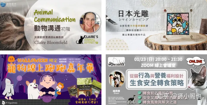 宠物主题ppt，赏析│有关宠物主题的课程活动banner设计