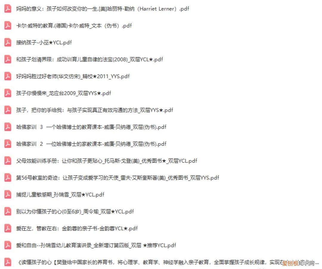 实用育儿书籍,「免费资源分享」36本育儿电子书籍,让你育儿不再焦虑