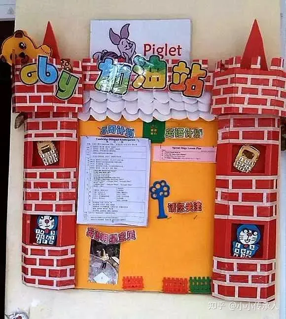 环创幼儿园家园联系栏的30种创意图片，小小传承人：幼儿园环创漂亮的幼儿园家园栏布置