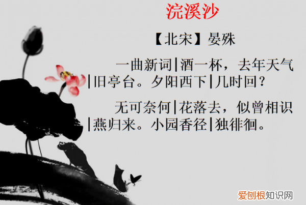 浣溪沙表达了作者的什么感情