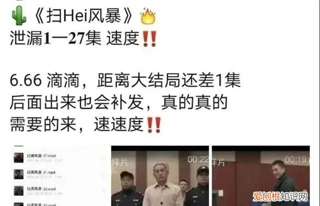 6.6元就能看全集？《扫黑风暴》资源惨遭泄露，片方：已报警！网友却另有看法...