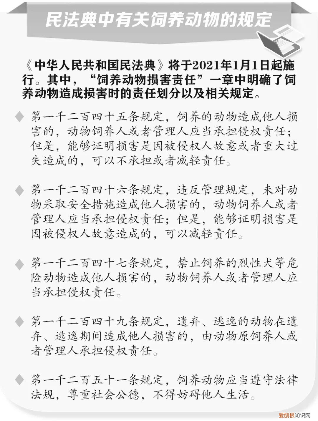 民法关于养狗，养犬侵权，来看民法典有哪些规定？