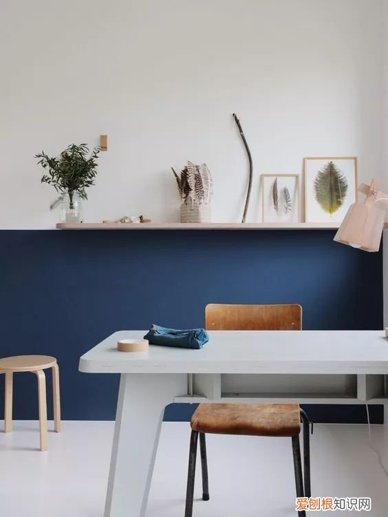 墙面刷成双拼两色,分分钟提升整体格调!,两色拼色墙