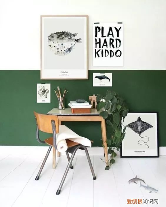 墙面刷成双拼两色,分分钟提升整体格调!,两色拼色墙