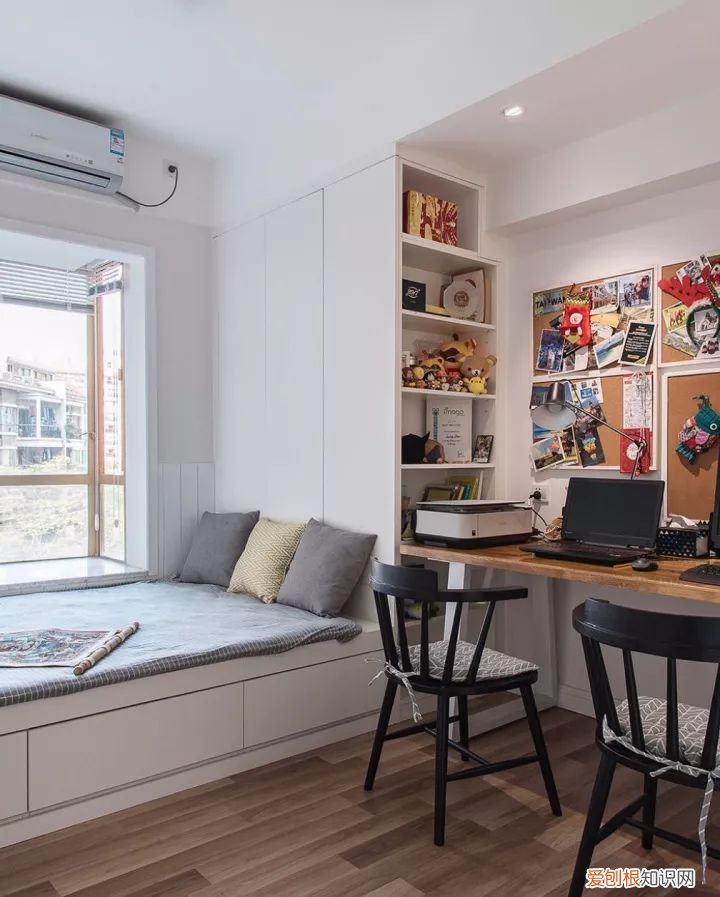 小户型书桌柜这样设计，美观不占空间！，书桌和柜的整体设计