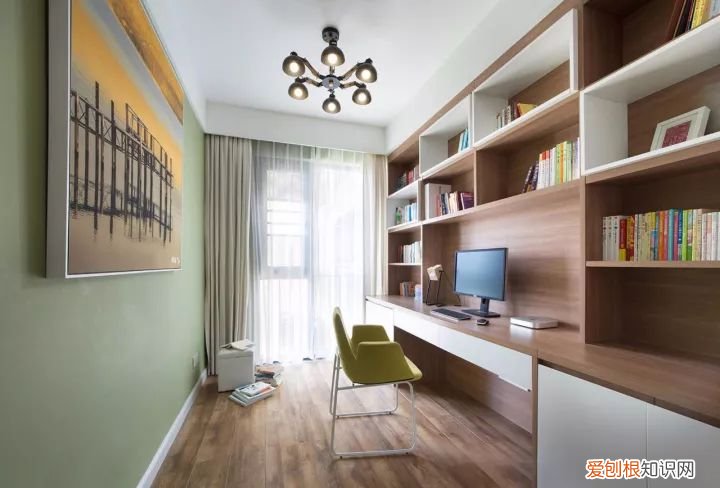 小户型书桌柜这样设计，美观不占空间！，书桌和柜的整体设计