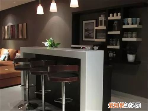 玄关隔断做成吧台简直太棒了，营造小资情调全靠它！，玄关吧台隔断效果图