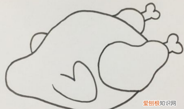 烤鸡怎么画，感恩节烤鸡怎么画简笔画