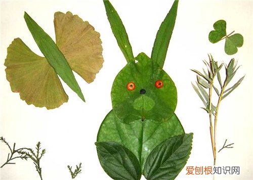 树叶粘贴画是怎样弄的 树叶粘贴画素材欣赏