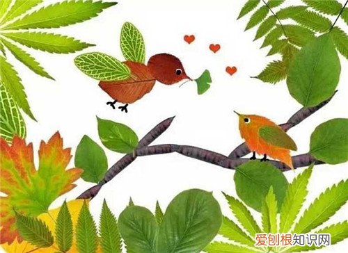 树叶粘贴画是怎样弄的 树叶粘贴画素材欣赏