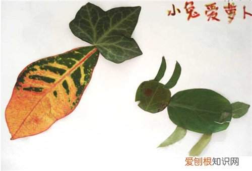 树叶粘贴画是怎样弄的 树叶粘贴画素材欣赏