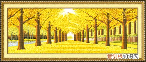 十字绣黄金满地图片及价格2017 黄金满地十字绣适合挂哪里