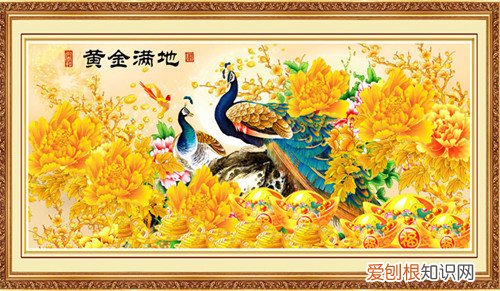 十字绣黄金满地图片及价格2017 黄金满地十字绣适合挂哪里