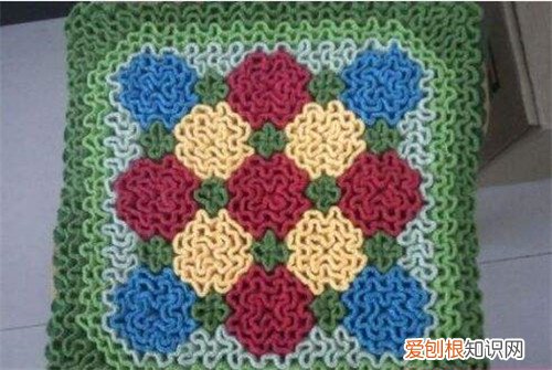 毛线编织坐垫花样编织技巧 家里多余的毛线就该这么用