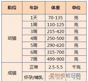 中华田园猫正常的体重范围 中华田园猫体重年龄对照表