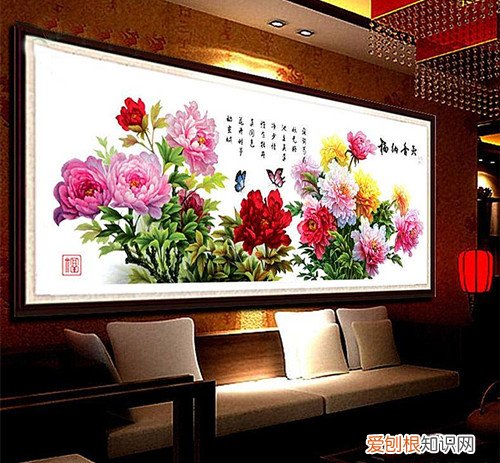 花开富贵十字绣最新款介绍怎样装裱十字绣