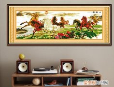 八骏图十字绣成品价是多少什么图案的八骏图十字绣好看