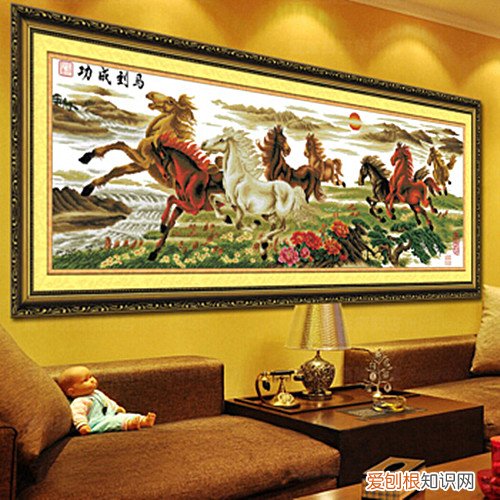 八骏图十字绣成品价是多少什么图案的八骏图十字绣好看