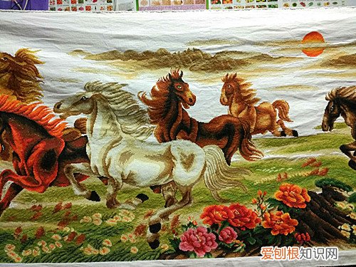 八骏图十字绣成品价是多少什么图案的八骏图十字绣好看