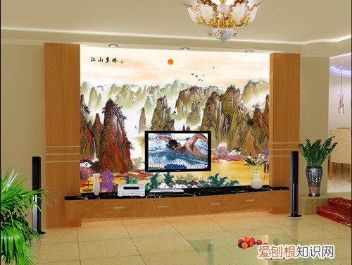 客厅电视墙挂画怎么选客厅电视墙挂什么画好