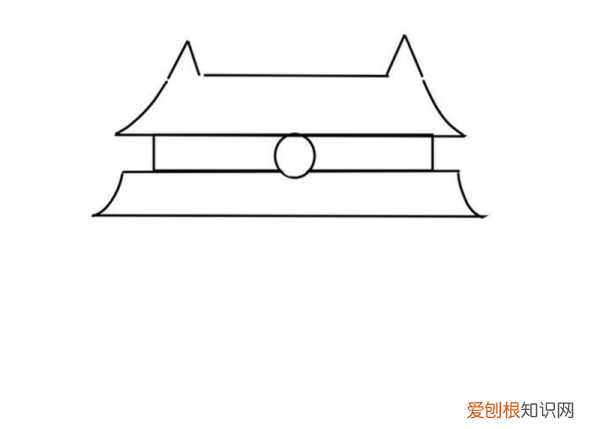 画北京天门怎么画，小学生画天安城门