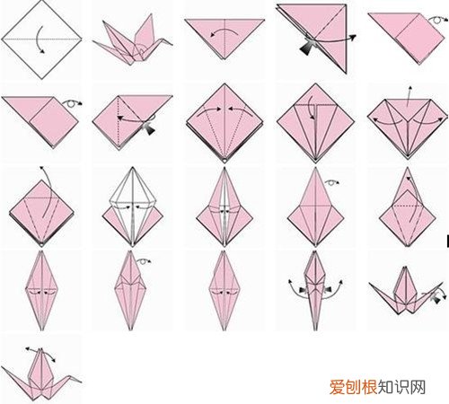 纸鹤折法 名称的起源 颜色寓意