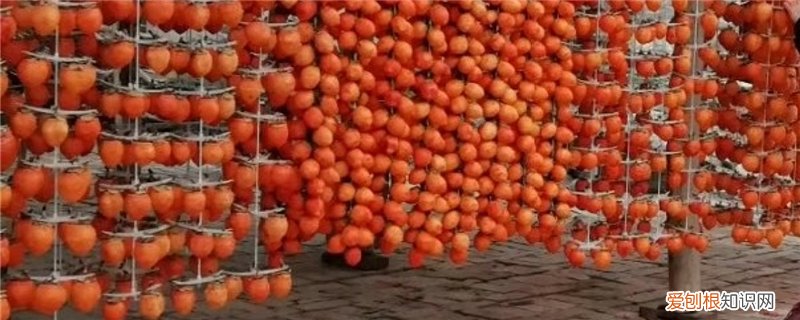 晒柿子有的发黑发霉正常吗 自己在家怎么晒柿子,为什么发黑