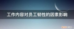 工作内容对员工韧性的因素影响有哪些 工作内容对员工韧性的因素影响