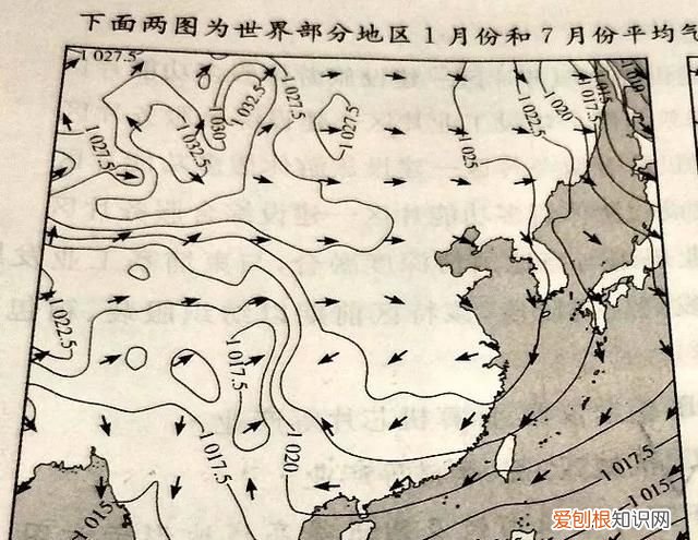 每日一题1017海平面气压分布图