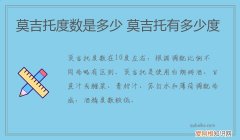 莫吉托度数是多少 莫吉托有多少度